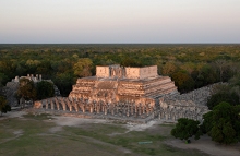 The Maya temple of the Warriors